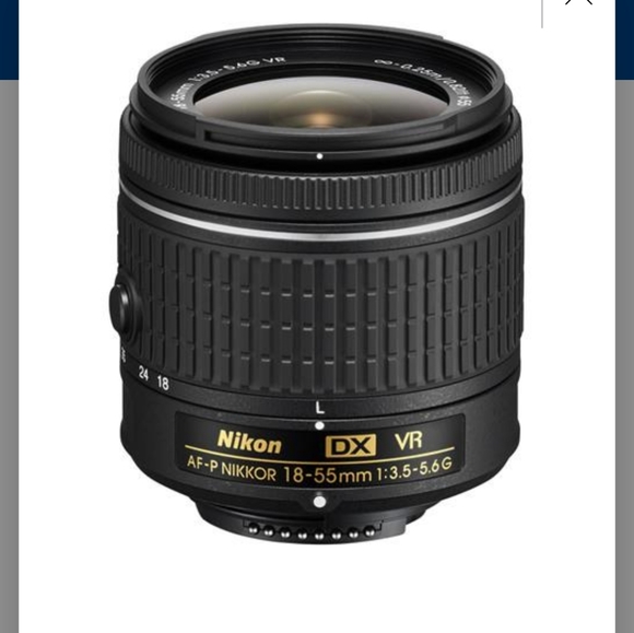 Nikon - AF-P DX NIKKOR 18-55mm f/3.5-5.6G VR